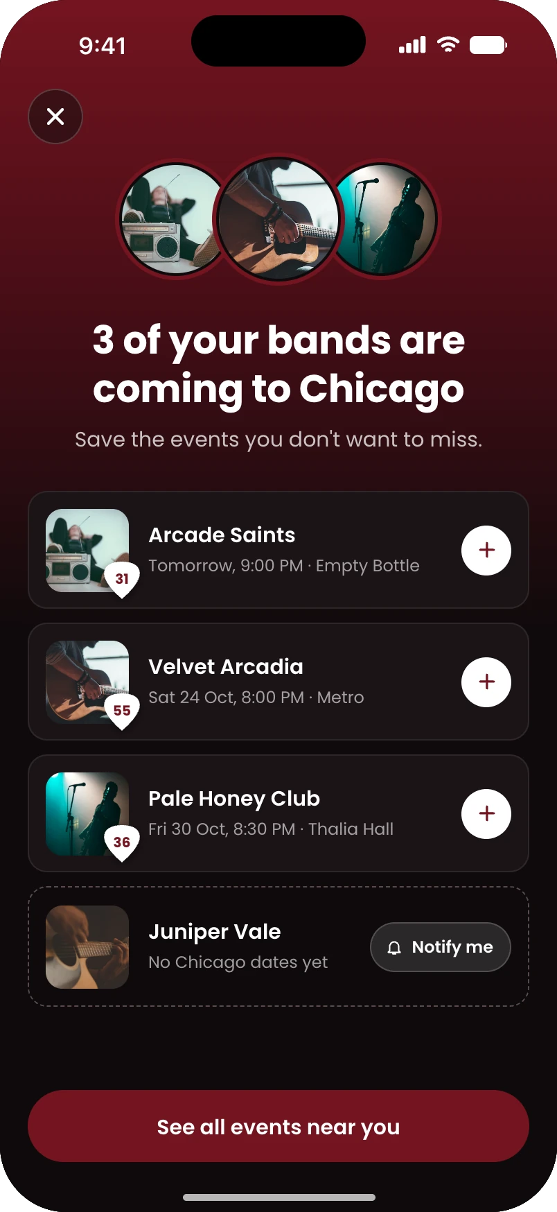 Step 4, Your bands are coming